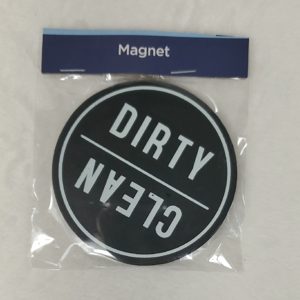 NWT Clean Dirty Dishwasher Laundry Room Magnet Sign